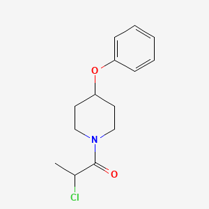 2-Chloro-1-(4-phenoxypiperidino)-1-propanone