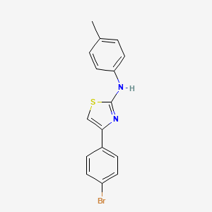 4-(4-bromophenyl)-N-(4-methylphenyl)-1,3-thiazol-2-amine