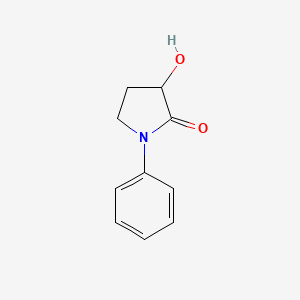 molecular formula C10H11NO2 B10871930 3-Hydroxy-1-phenyl-2-pyrrolidinone 