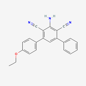 2-amino-4-(4-ethoxyphenyl)-6-phenylbenzene-1,3-dicarbonitrile