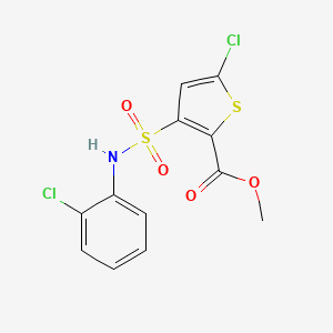 Methyl 5-chloro-3-[(2-chlorophenyl)sulfamoyl]thiophene-2-carboxylate