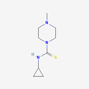 molecular formula C9H17N3S B10872372 N-cyclopropyl-4-methylpiperazine-1-carbothioamide 