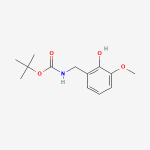 2-Methyl-2-propanyl (2-hydroxy-3-methoxybenzyl)carbamate