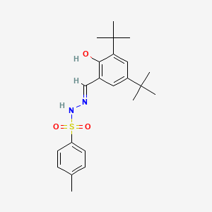 N'-[(E)-(3,5-di-tert-butyl-2-hydroxyphenyl)methylidene]-4-methylbenzenesulfonohydrazide