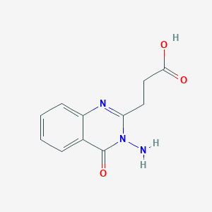 3-(3-Amino-4-oxoquinazolin-2-yl)propanoic acid