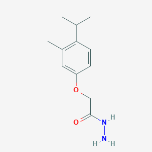 molecular formula C12H18N2O2 B10872592 2-[3-Methyl-4-(methylethyl)phenoxy]acetohydrazide 