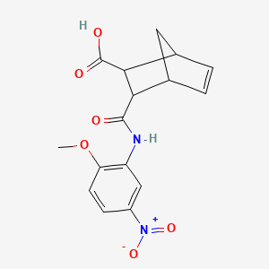 3-[(2-Methoxy-5-nitrophenyl)carbamoyl]bicyclo[2.2.1]hept-5-ene-2-carboxylic acid