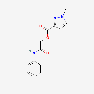 1-Methyl-1H-pyrazole-3-carboxylic acid p-tolylcarbamoyl-methyl ester