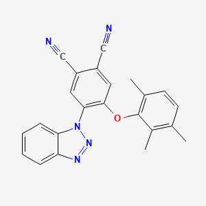 4-(1H-benzotriazol-1-yl)-5-(2,3,6-trimethylphenoxy)benzene-1,2-dicarbonitrile