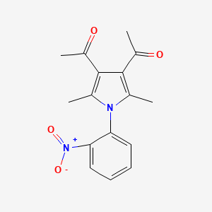 1,1'-[2,5-dimethyl-1-(2-nitrophenyl)-1H-pyrrole-3,4-diyl]diethanone