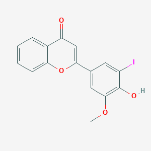 2-(4-Hydroxy-3-iodo-5-methoxyphenyl)chromen-4-one