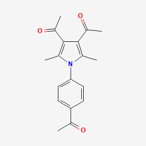 1,1'-[1-(4-acetylphenyl)-2,5-dimethyl-1H-pyrrole-3,4-diyl]diethanone