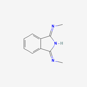 molecular formula C10H11N3 B10872992 Bis(methylimino)isoindoline 