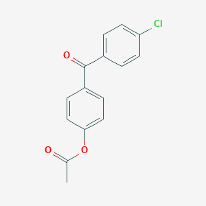molecular formula C15H11ClO3 B010873 4-乙酰氧基-4'-氯苯甲酮 CAS No. 103060-18-0