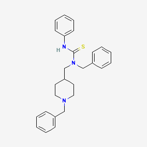 1-Benzyl-1-[(1-benzylpiperidin-4-yl)methyl]-3-phenylthiourea