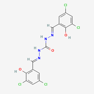 N'',N'''-Bis[(3,5-dichloro-2-hydroxyphenyl)methylene]carbonic dihydrazide