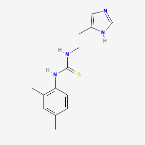 N-(2,4-dimethylphenyl)-N'-[2-(1H-imidazol-4-yl)ethyl]thiourea