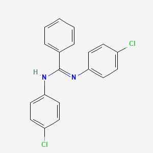 n,n'-Bis(4-chlorophenyl)benzenecarboximidamide