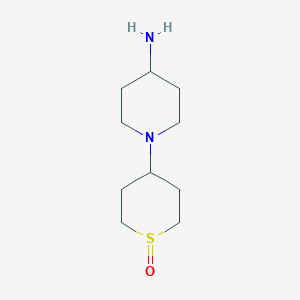 1-(1-oxidotetrahydro-2H-thiopyran-4-yl)piperidin-4-amine