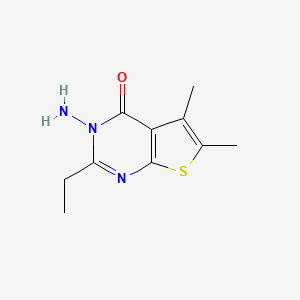 3-amino-2-ethyl-5,6-dimethylthieno[2,3-d]pyrimidin-4(3H)-one