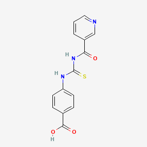 4-[3-(Pyridine-3-carbonyl)-thioureido]-benzoic acid