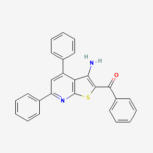 Methanone, (3-amino-4,6-diphenylthieno[2,3-b]pyridin-2-yl)phenyl-