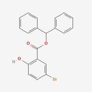 molecular formula C20H15BrO3 B10873926 Benzhydryl 5-bromo-2-hydroxybenzoate 