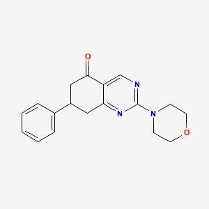 molecular formula C18H19N3O2 B10874011 2-(morpholin-4-yl)-7-phenyl-7,8-dihydroquinazolin-5(6H)-one 