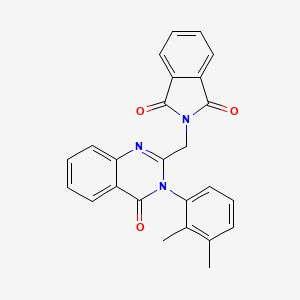 2-{[3-(2,3-dimethylphenyl)-4-oxo-3,4-dihydroquinazolin-2-yl]methyl}-1H-isoindole-1,3(2H)-dione