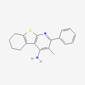 3-Methyl-2-phenyl-5,6,7,8-tetrahydro[1]benzothieno[2,3-b]pyridin-4-amine