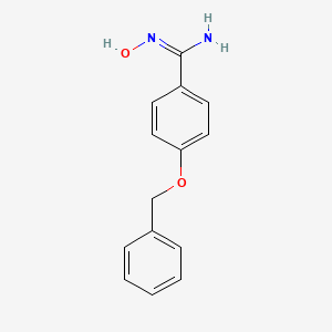 molecular formula C14H14N2O2 B10874356 4-(benzyloxy)-N'-hydroxybenzenecarboximidamide 