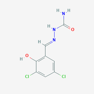 molecular formula C8H7Cl2N3O2 B10874371 3,5-Dichloro-2-hydroxybenzaldehyde semicarbazone 