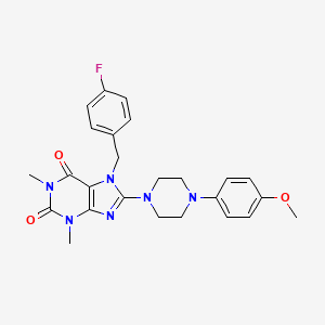 7-(4-fluorobenzyl)-8-[4-(4-methoxyphenyl)piperazin-1-yl]-1,3-dimethyl-3,7-dihydro-1H-purine-2,6-dione