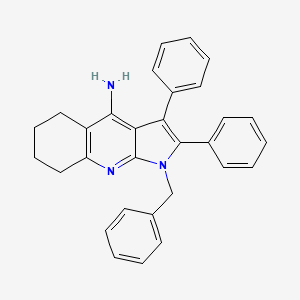 1-benzyl-2,3-diphenyl-5,6,7,8-tetrahydro-1H-pyrrolo[2,3-b]quinolin-4-amine