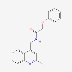 N-[(2-methylquinolin-4-yl)methyl]-2-phenoxyacetamide