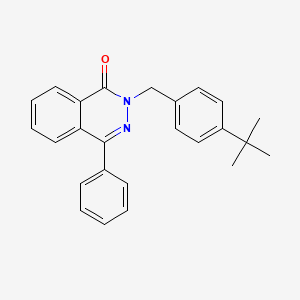 molecular formula C25H24N2O B10874984 2-(4-tert-butylbenzyl)-4-phenylphthalazin-1(2H)-one 