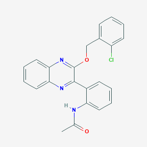 N-(2-{3-[(2-chlorobenzyl)oxy]quinoxalin-2-yl}phenyl)acetamide