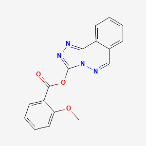 molecular formula C17H12N4O3 B10875181 [1,2,4]Triazolo[3,4-a]phthalazin-3-yl 2-methoxybenzoate 