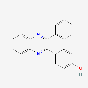 4-(3-Phenylquinoxalin-2-yl)phenol