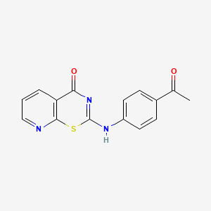 2-(4-Acetyl-phenylamino)-pyrido[3,2-e][1,3]thiazin-4-one