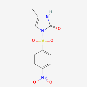 4-methyl-1-[(4-nitrophenyl)sulfonyl]-1,3-dihydro-2H-imidazol-2-one