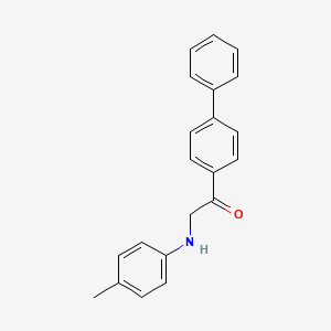 1-(4-Biphenylyl)-2-[(4-methylphenyl)amino]ethanone