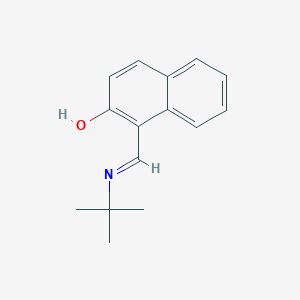 2-Naphthalenol, 1-[[(1,1-dimethylethyl)imino]methyl]-