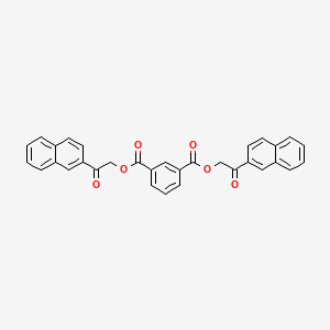 Bis[2-(naphthalen-2-yl)-2-oxoethyl] benzene-1,3-dicarboxylate