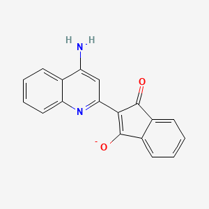 2-(4-aminoquinolin-2-yl)-3-oxoinden-1-olate