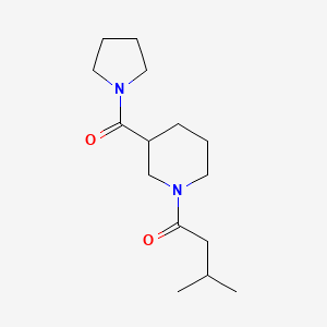 3-Methyl-1-[3-(pyrrolidin-1-ylcarbonyl)piperidin-1-yl]butan-1-one