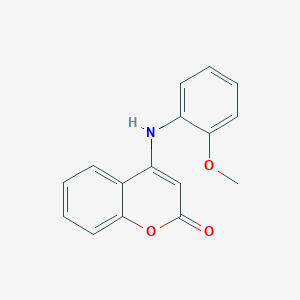 4-[(2-methoxyphenyl)amino]-2H-chromen-2-one