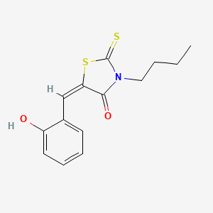 3-Butyl-5-(2-hydroxy-benzylidene)-2-thioxo-thiazolidin-4-one