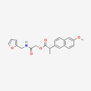 2-[(Furan-2-ylmethyl)amino]-2-oxoethyl 2-(6-methoxynaphthalen-2-yl)propanoate