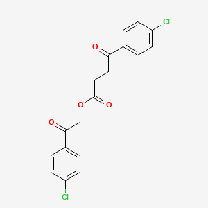 2-(4-Chlorophenyl)-2-oxoethyl 4-(4-chlorophenyl)-4-oxobutanoate